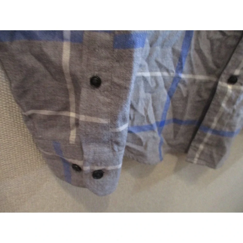 BR Grant Fit Luxe Flannel Button Down Shirt Size Small